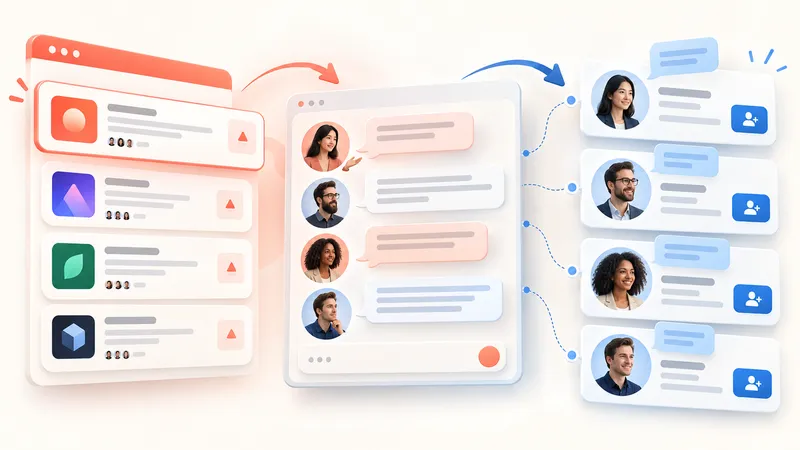 Product Hunt launches and comments linked to professional profiles